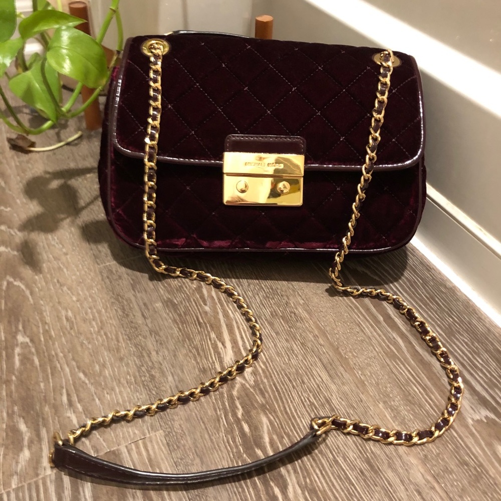 Michael Kors Velvet Crossbody